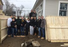 Students Volunteer with Habitat for Humanity